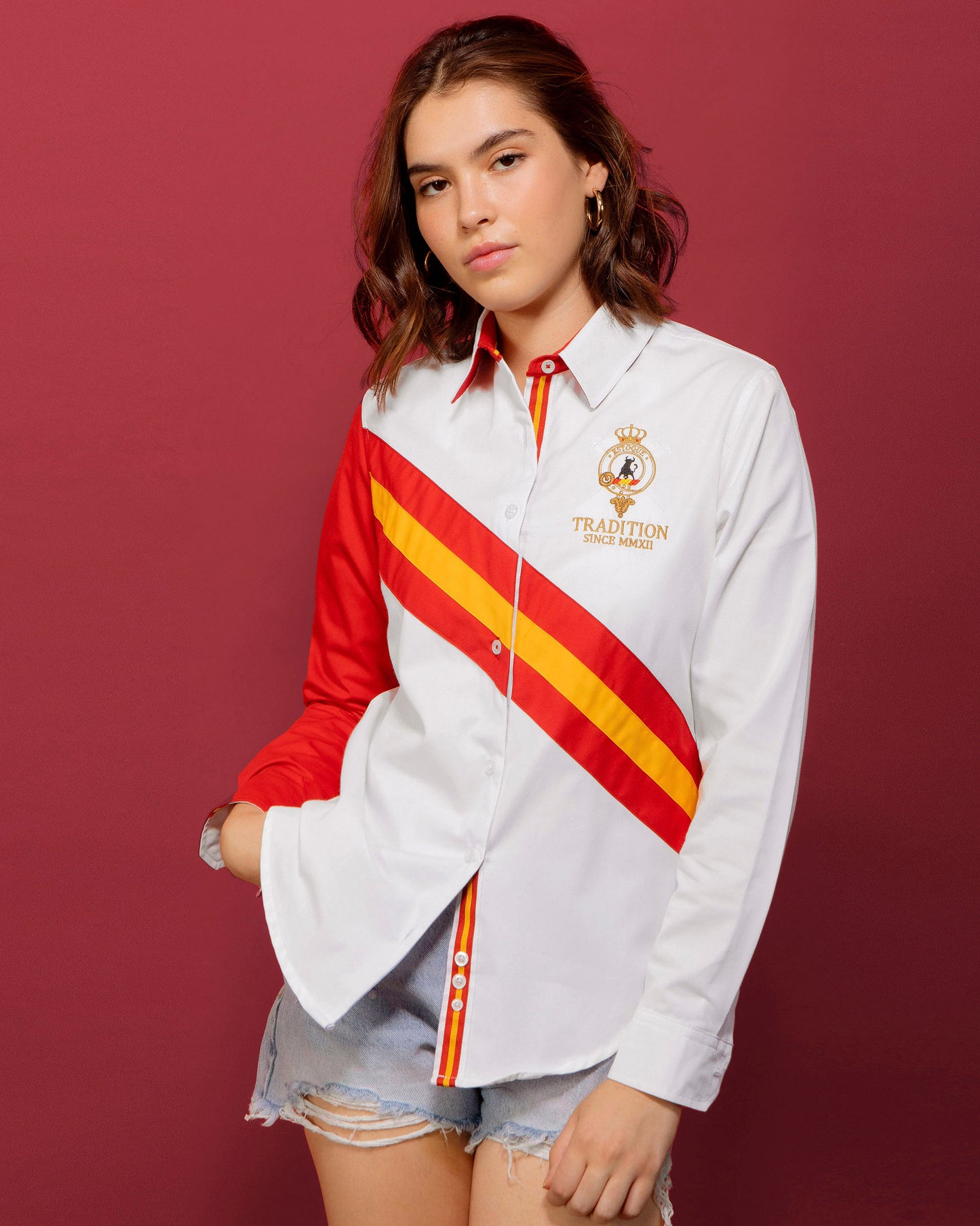 Camisa "Aranjuez" Dama