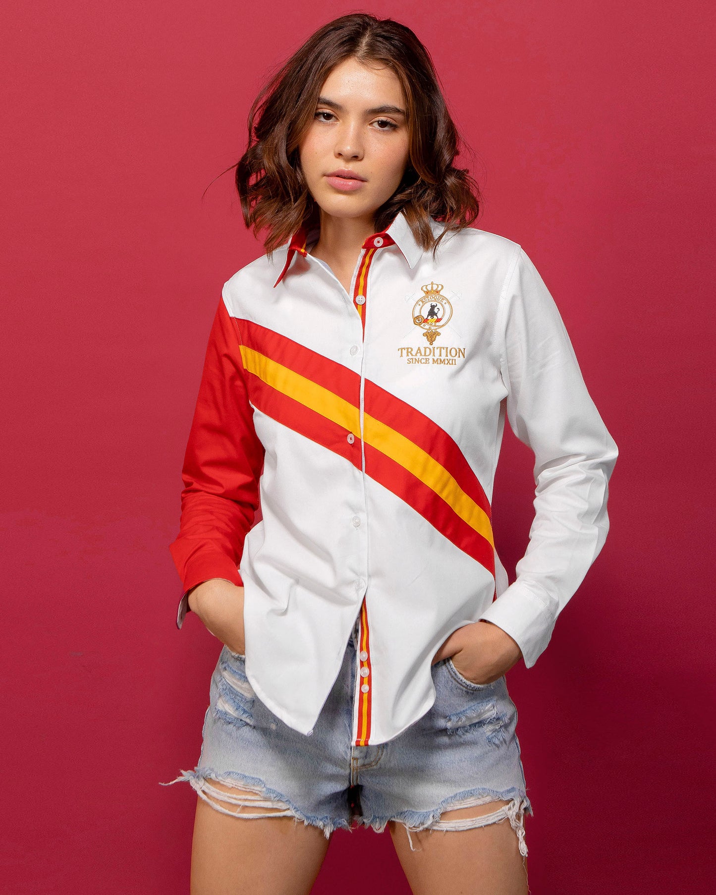 Camisa "Aranjuez" Dama